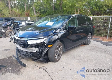 2023 Honda Odyssey Elite from USA, damaged, VIN 5FNRL6H90PB046248